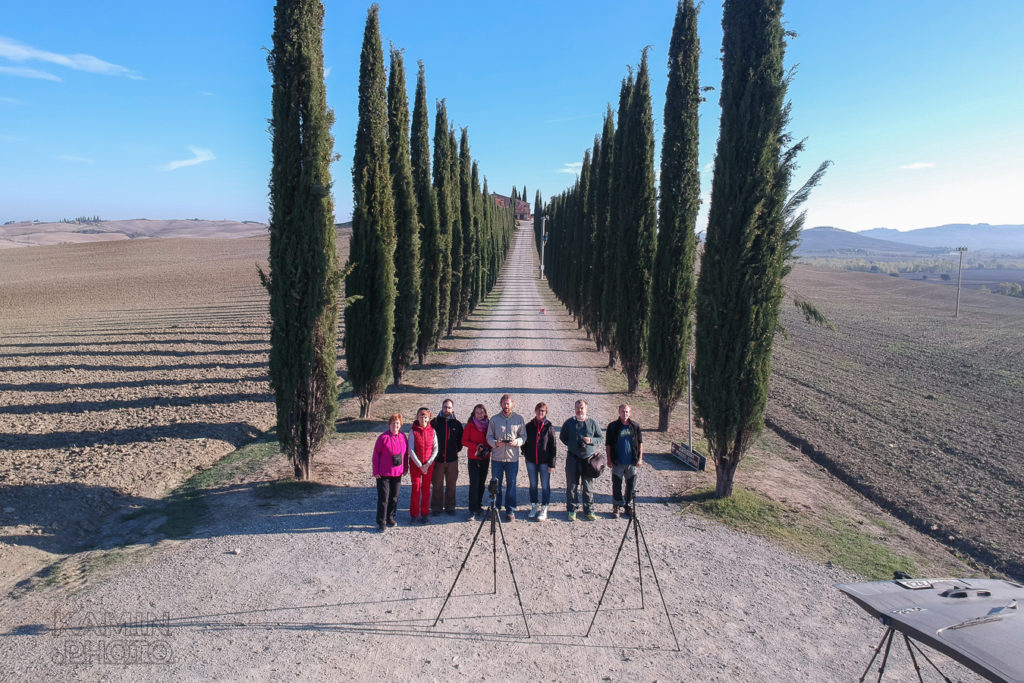 Fotografie z dronu z Fotoexpedice Toskánsko